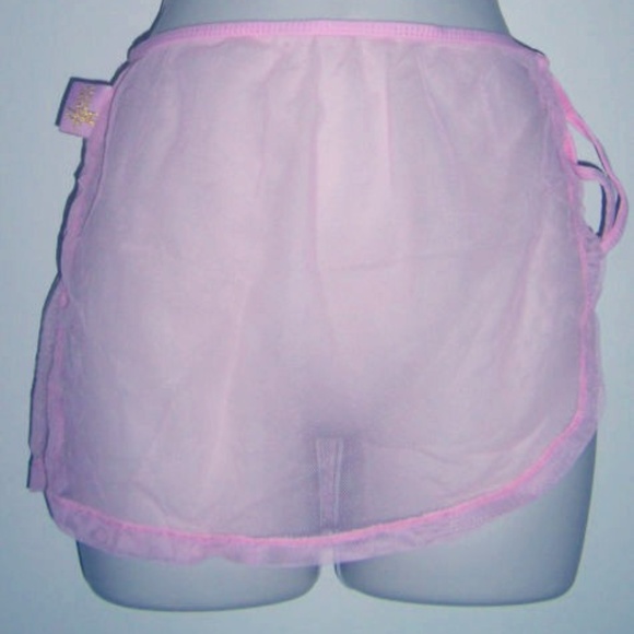 Rare Ballerina, dance pink elastic waist tie skirt
